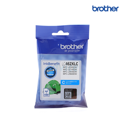 ตลับหมึกอิงค์เจ็ท Brother Original Ink Cartridge LC-462XL Cyan, LC462XL